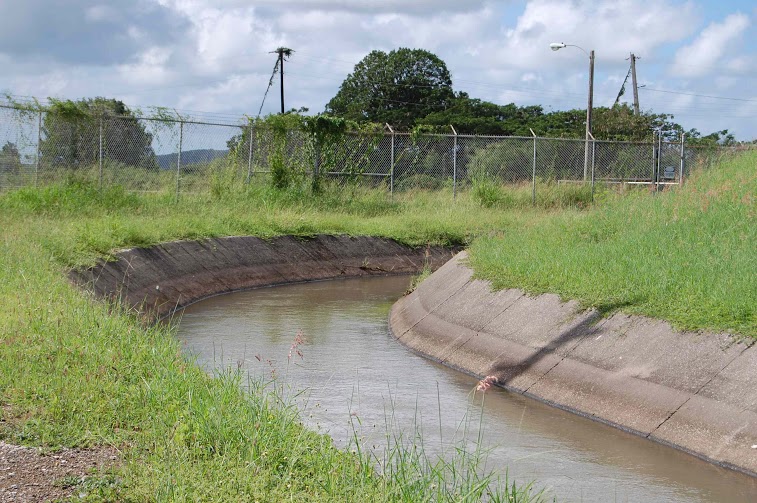 Foto del canal de riego