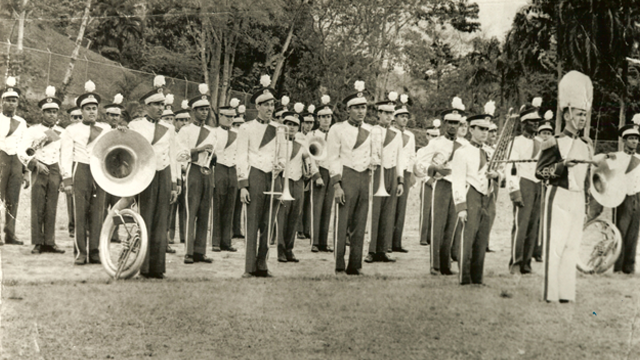 Banda de Marcha en el 1950.