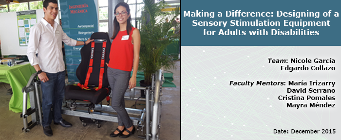 Design of a Sensory Stimulation Equipment for Adults with Disabilities - Capstone Slider
