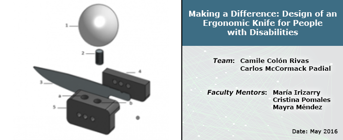 Design of an Ergonomic Knife for People with Disabilities - Capstone Slider
