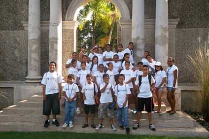 Treinta jóvenes entre las edades de 10 a 14 años participaron del campamento Acceso pa’l Éxito 2008, celebrado en el RUM.