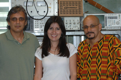 Los doctores José Colom-Ustáriz, Sandra Cruz- Pol y Rafael Rodríguez son los investigadores del proyecto.