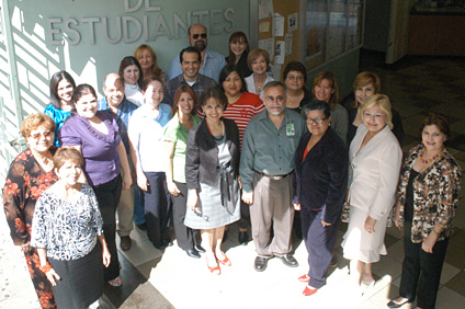 Part of the personnel that form the Department of Orientation.