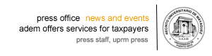 ADEM Offers Services for Taxpayers