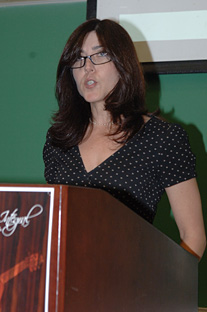 The anthology was presented by doctor Astrid Cruz Pol, from the Arts and Sciences College.