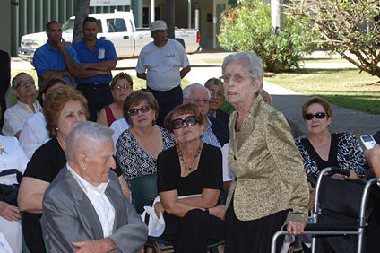 Retired professor, Lucila Zapata told some of the special moments of her life that she shared with Madame Hermida.