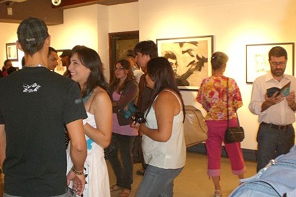 The opening of the exhibition was attended by a full house.