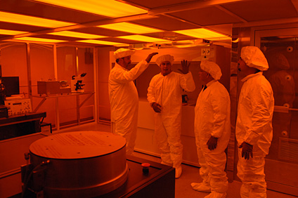 The clean room, located in the CID building, is the first research laboratory in Puerto Rico of its kind.