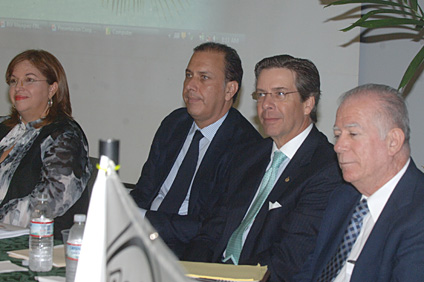 From the left: Mildred Santiago, William Lockwood, David Chafey and Francisco Catalá.