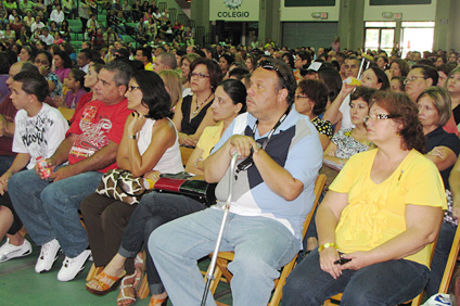 Los familiares asistieron además a talleres sobre estrategias de adaptación de ellos y de sus hijos a la nueva vida universitaria.