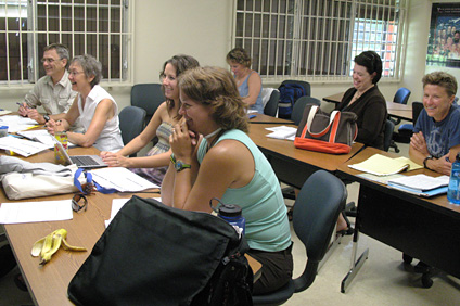 Los maestros tomaron cursos intensivos de español y diversos talleres sobre el sistema educativo de Puerto Rico.