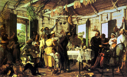 La crítica e historiadora del arte analizó la obra El velorio como parte de su ponencia.