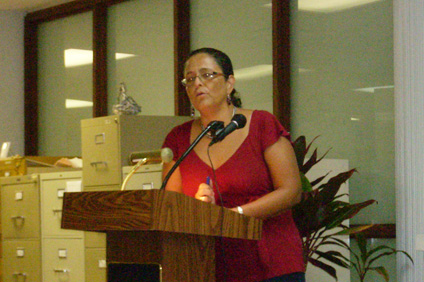 La actividad surgió como iniciativa de la doctora Ivonne Recinos Aquino, catedrática auxiliar del Departamento de Estudios Hispánicos del RUM.