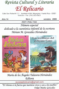 Portada del número especial de la publicación con los cuentos infantiles de la escritora.