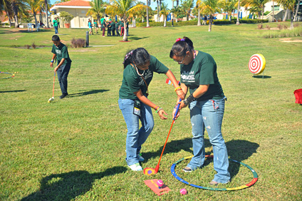 La actividad se realizó en el campo de golf del Hotel Ponce Hilton.