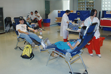 La sangre recolectada en el Recinto es vital para sufragar las necesidades que tienen los pacientes en todo Puerto Rico.