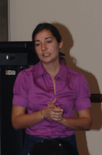 Rachel Mast, reclutadora regional y ex voluntaria de los Cuerpos de Paz.