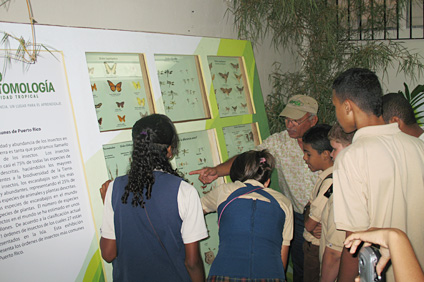La exposición del Museo de Entomología y Diversidad Tropical también fue parte de las exhibiciones.