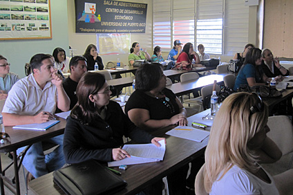 En la Academia participaron 20 representantes de 10 entidades sin fines de lucro.