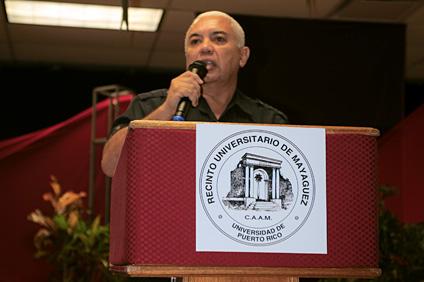 Jorge Echevarría, presidente de FLEURUM, elogió la labor de sus compañeros unionados.