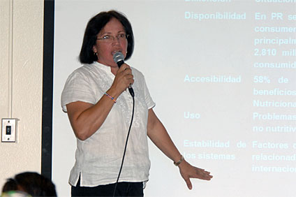 La doctora Myrna Comas habló sobre La inseguridad alimentaria en Puerto Rico.