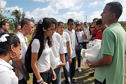 Estudiantes y personas de la comunidad disfrutaron de la Casa abierta en la Finca Alzamora.