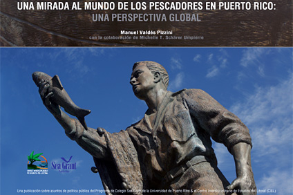 Una foto ilustra la portada de la publicación una fotos de la estatua en honor al pescador juanadino tomada por Jannette Ramos García.
