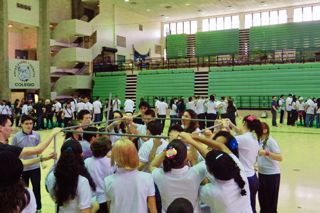 El reto cre&oacute; un ambiente competitivo, pero de trabajo en equipo.<br>Suministrada