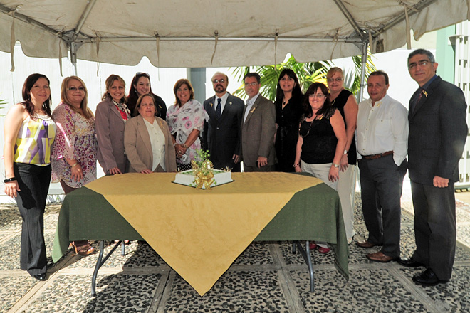 Funcionarios del RUM y miembros del Comit&eacute; de &Eacute;tica celebraron la Semana de la &Eacute;tica Gubernamental.<br>Carlos D&iacute;az / Prensa RUM