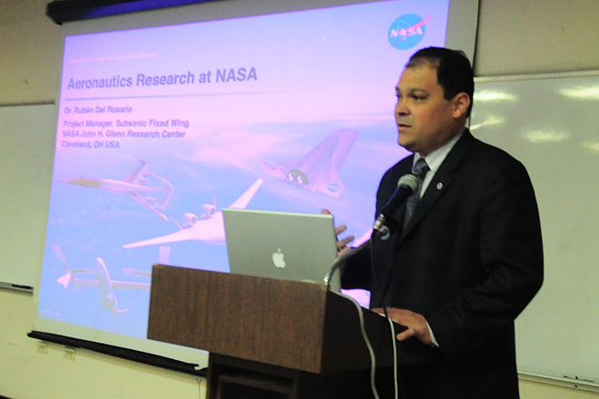 El ingeniero expres&oacute; que la visita tuvo como fin estrechar lazos con el RUM, ya que reconocen su excelencia educativa.<br>Carlos D&iacute;az / Prensa RUM