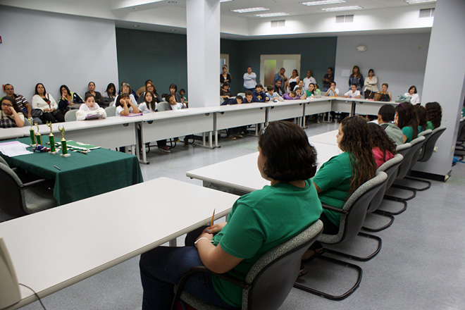 El evento, que se celebr&oacute; en el edificio Darlington, reuni&oacute; a 70 alumnos entre las edades de 8 a 18 a&ntilde;os.<br>Amer Otero / Taller de Estudiantes Prensa RUM