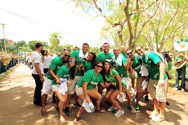 El <em>Pep Rally</em> tiene como prop&oacute;sito alentar y homenajear a los alumnos que representar&aacute;n al Colegio en este importante festival deportivo.<br>Carlos D&iacute;az / Prensa RUM