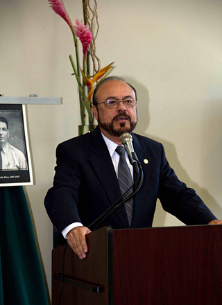 El doctor Jorge Rivera Santos, rector del RUM, destac&oacute; la importancia que tiene este edificio no solo como baluarte indiscutible de la centenaria instituci&oacute;n, sino con miras a lo que representar&aacute; para las generaciones futuras.<br>Joshua Arbelo / Taller de Estudiantes Prensa RUM
