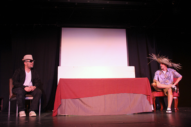 Una muestra de teatro can&oacute;nico tom&oacute; forma con la puesta en escena de fragmentos de <em>Bienvenido Don Goyito</em> de Manuel M&eacute;ndez Ballester. <br>Suministrada