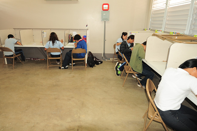 Adem&aacute;s de las pruebas, los colegiales ofrecieron importantes talleres educativos con el fin de determinar las necesidades espec&iacute;ficas de la poblaci&oacute;n pedi&aacute;trica.<br>Carlos D&iacute;az / Prensa RUM