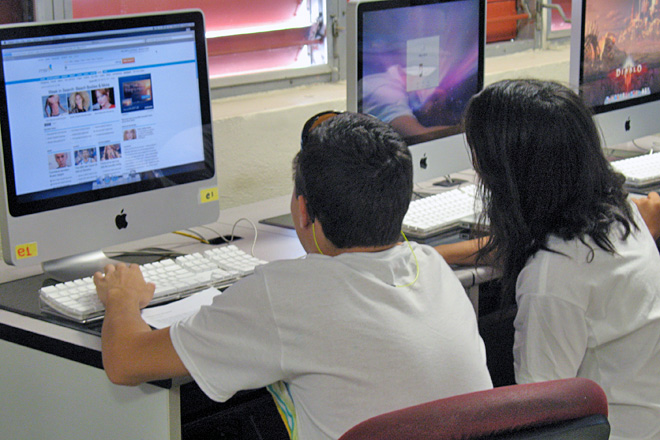 Los alumnos aplicaron diferentes herramientas educativas en las actividades.<br>Amer Otero / Taller de Estudiantes Prensa RUM