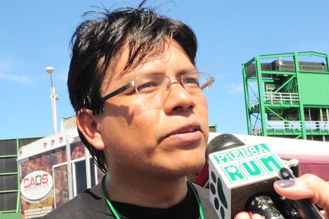 El doctor V&iacute;ctor Hu&eacute;rfano, director interino de la Red S&iacute;smica, fue uno de los principales coordinadores de <em>El gran Shakeout de Puerto Rico<em/>.<br>Carlos D&iacute;az/Prensa RUM