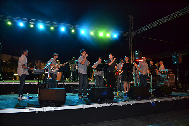 El conjunto tropical Alma Latina deleit&oacute; a los presentes con sus ritmos tropicales.<br>Carlos D&iacute;az/Prensa RUM