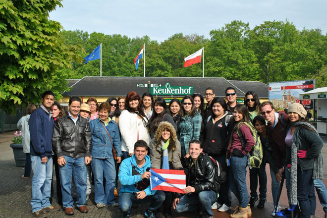 Un grupo de 25 estudiantes colegiales visit&oacute; Holanda como parte de su curso <em>Horticultura en zonas templadas.</em><br>Suministrada
