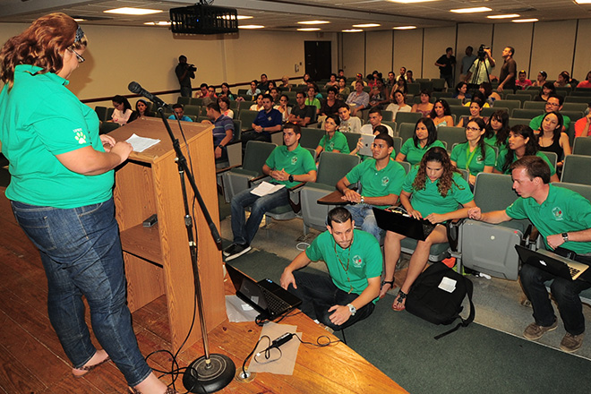 El grupo llev&oacute; a cabo una presentaci&oacute;n en el Anfiteatro del Edificio Pi&ntilde;ero donde compartieron parte de la haza&ntilde;a.<br>Carlos D&iacute;az/Prensa RUM