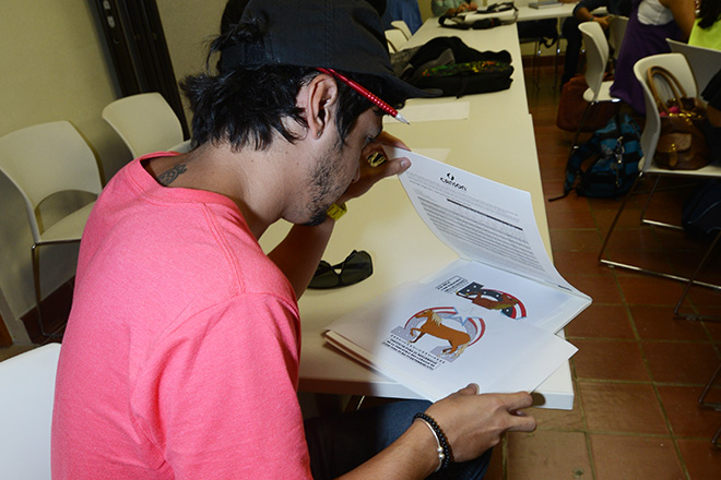 Una docena de estudiantes, en su mayor&iacute;a del Programa de Arte de Humanidades, respondi&oacute; a la convocatoria.<br>Prensa RUM