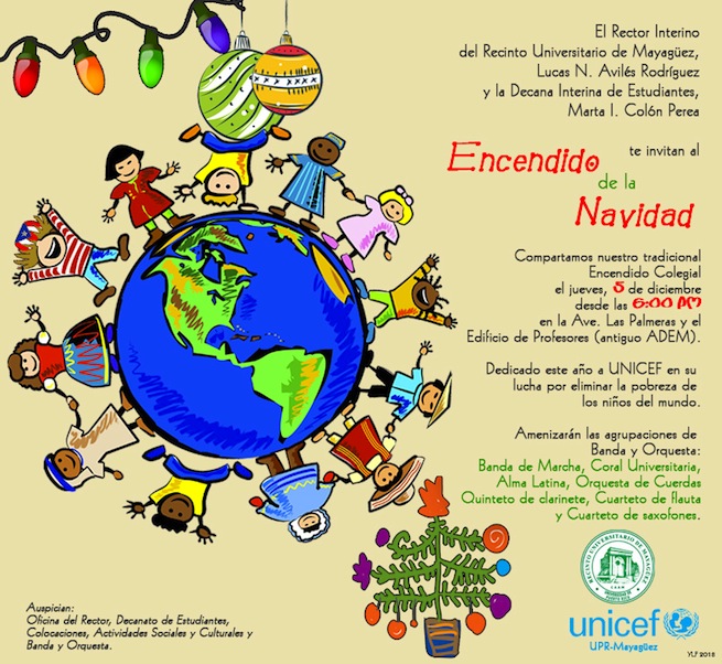 Invitacion Encendido de la Navidad