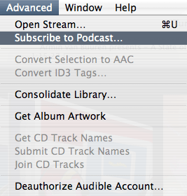 suscribir podcast paso 1