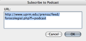 suscribir podcast paso 2