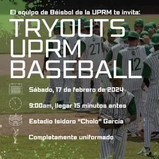 UPRM Baseball Tryout
