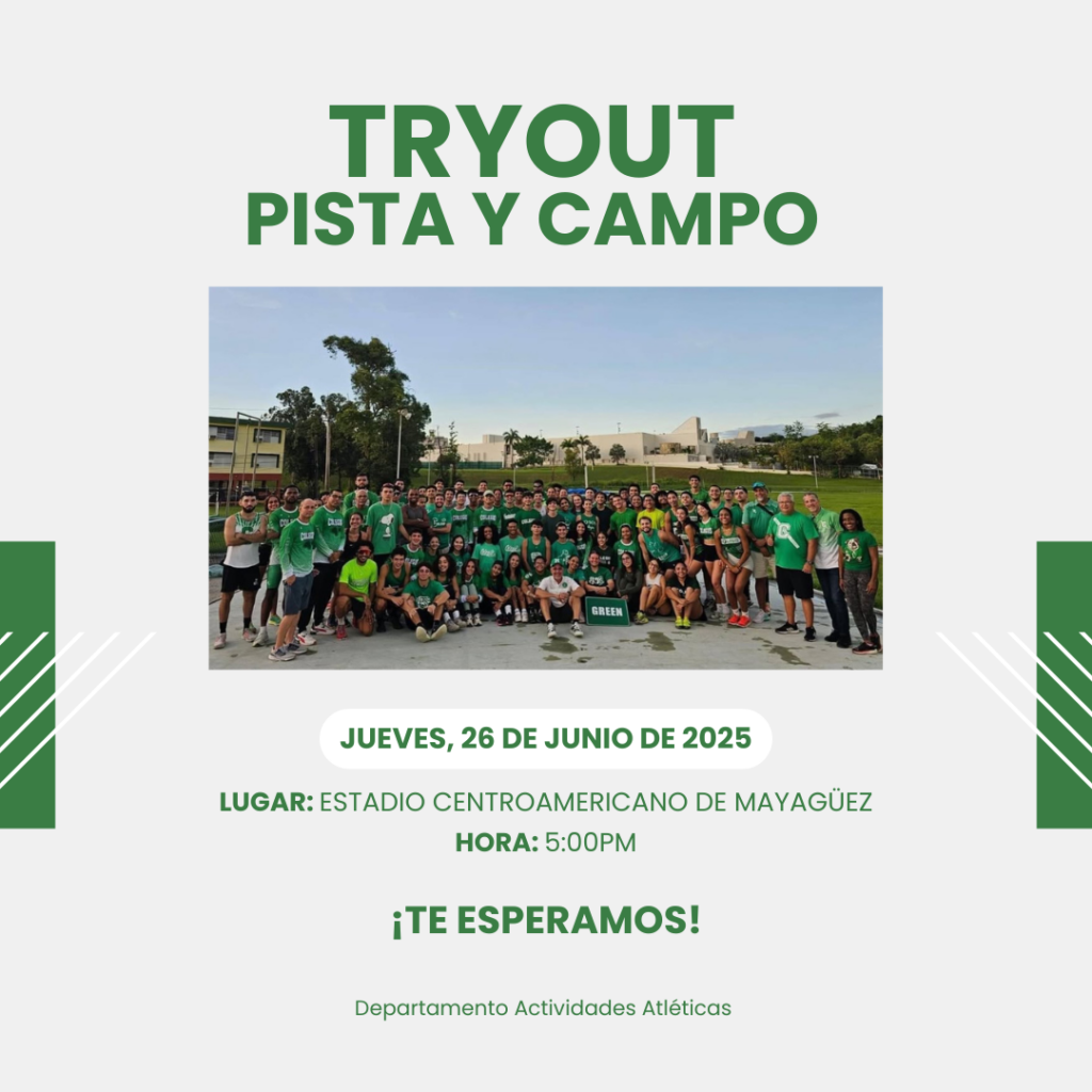 UPRM Pista y Campo Tryout