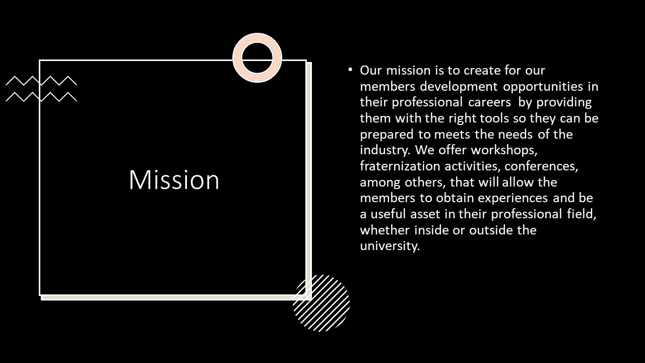 Mission ACM-BA (Offer workshops, fraternization activities, conferences and others.)