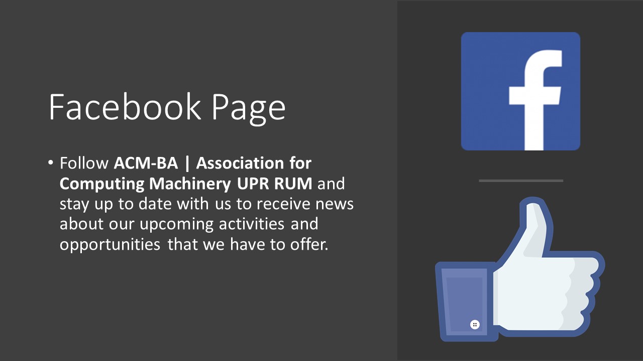 Página de Facebook ACM-BA