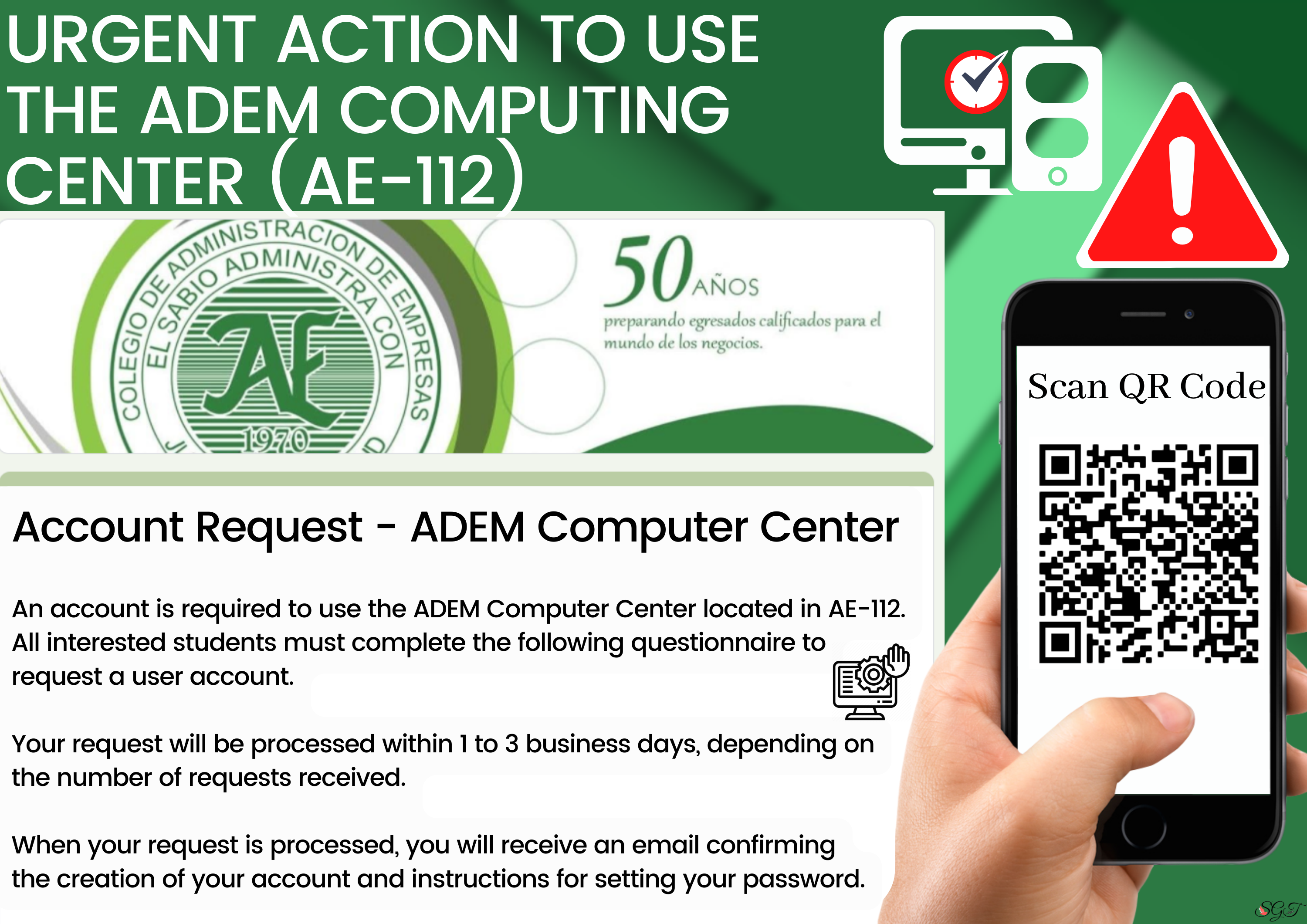 Account Request for Computer Center ADEM