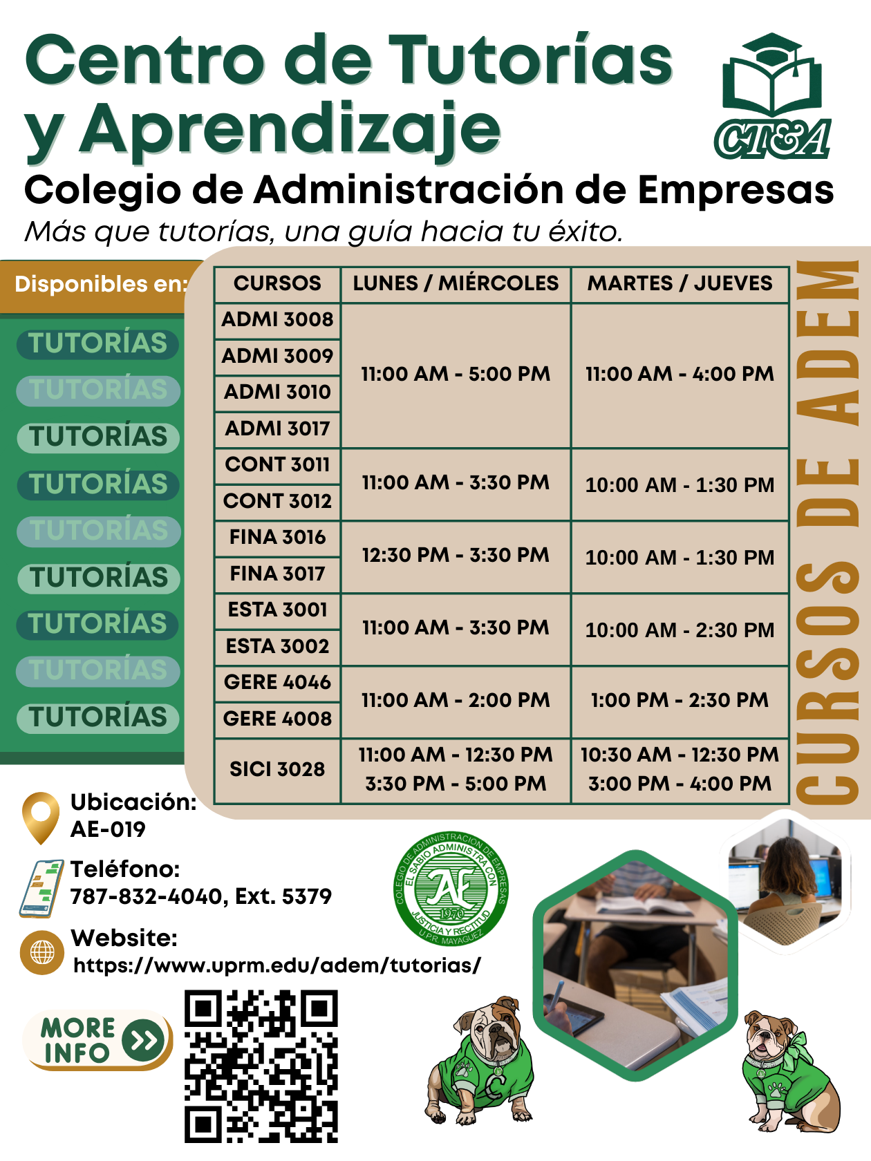 Horario de Tutorías ADEM